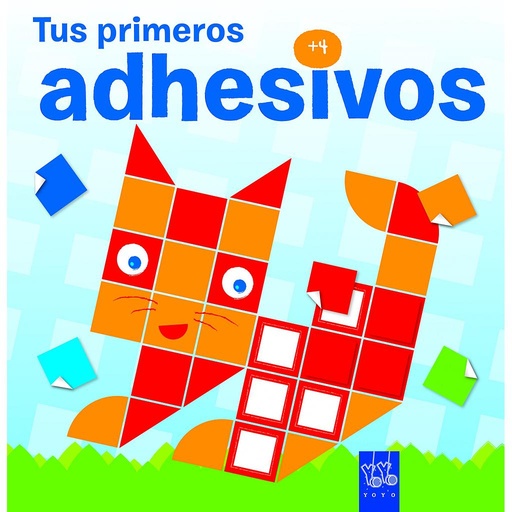 [9788408134695] Tus primeros adhesivos +4. Gato