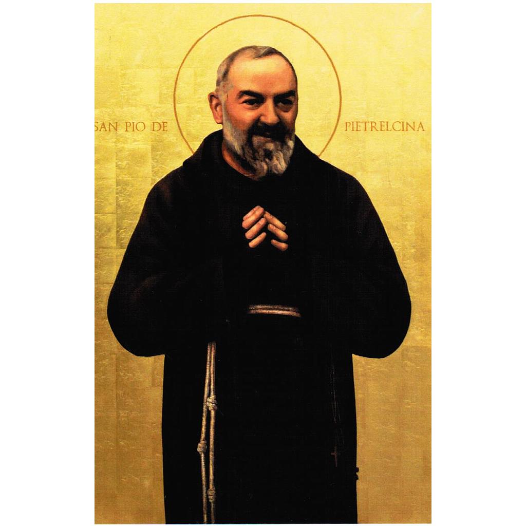 Lienzo Padre Pio 30x40