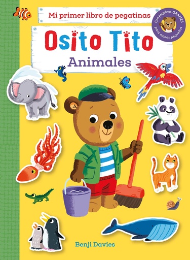[9788408267126] Osito Tito. Mi primer libro de pegatinas. Animales