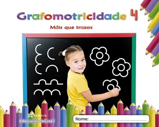 [9788491215196] Máis que trazos. Grafomotricidade 4 (2019)