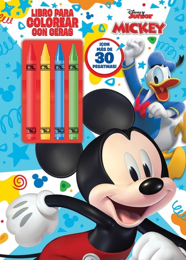 [9788418940217] Mickey. Libro para colorear con ceras