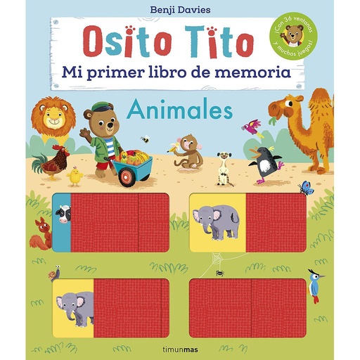 [9788408249702] Osito Tito. Mi primer libro de memoria. Animales