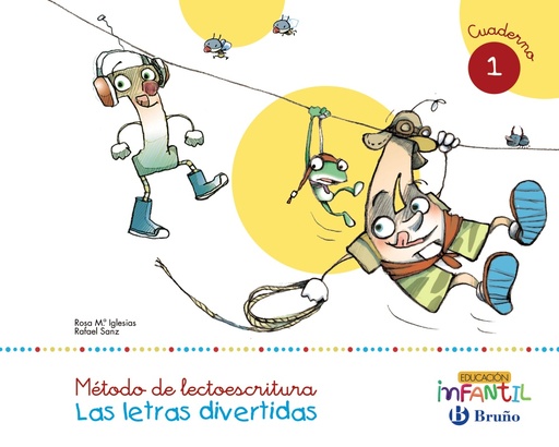 [9788469611401] Las letras divertidas Pauta Cuaderno 1