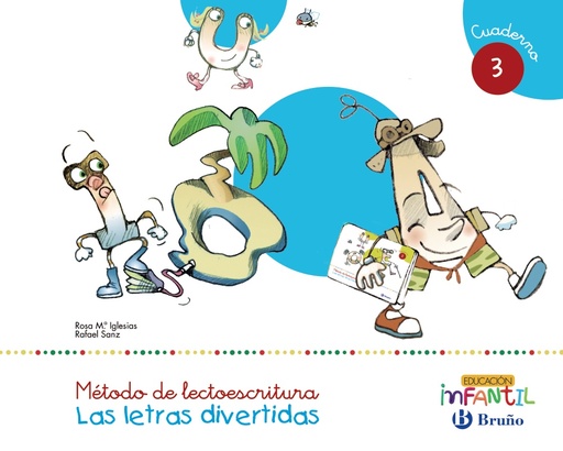 [9788469611449] Las letras divertidas Pauta Cuaderno 3