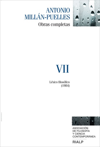 [9788432145292] Obras completas VII Antonio Millán-Puelles