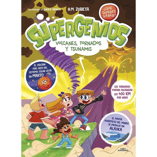 [9788419507587] Supergenios: Volcanes, tornados y tsunamis