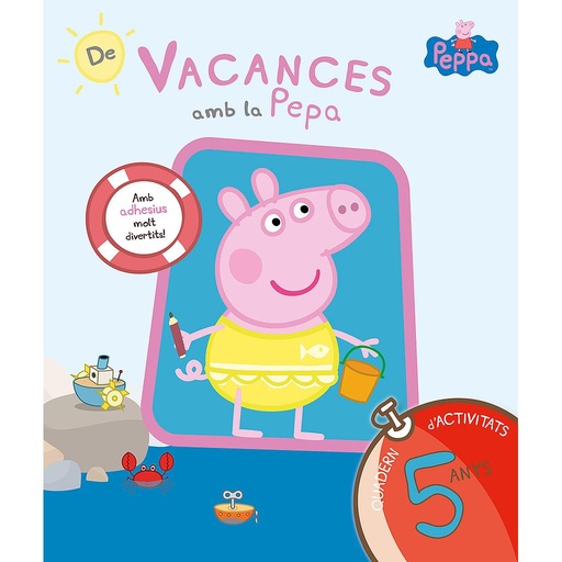 [9788437200712] Peppa Pig. Quadern de vacances 5 anys - De vacances amb la Pepa