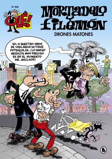 [9788402421432] Mortadelo y Filemón. Drones matones (Olé! Mortadelo 208)