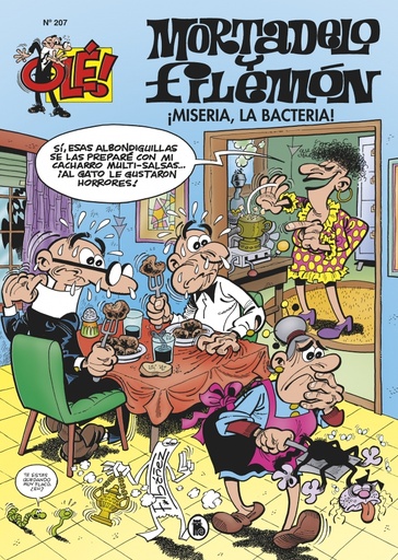 [9788402424754] Mortadelo y Filemón. ¡Miseria, la Bacteria! (Olé! Mortadelo 207)