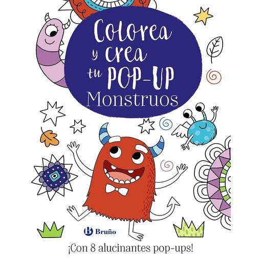[9788469628737] Colorea y crea tu pop-up. Monstruos