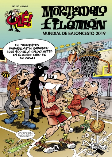 [9788402423641] Mortadelo y Filemón. Mundial de baloncesto 2019 (Olé! Mortadelo 213)