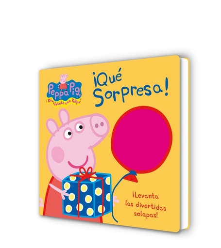 [9788448832384] Peppa Pig. Libro de cartón con solapas - ¡Qué sorpresa!