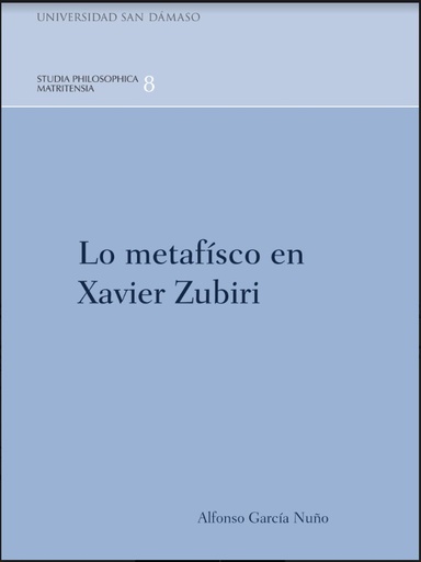 [9788417561598] LO METAFÍSICO EN XAVIER ZUBIRI