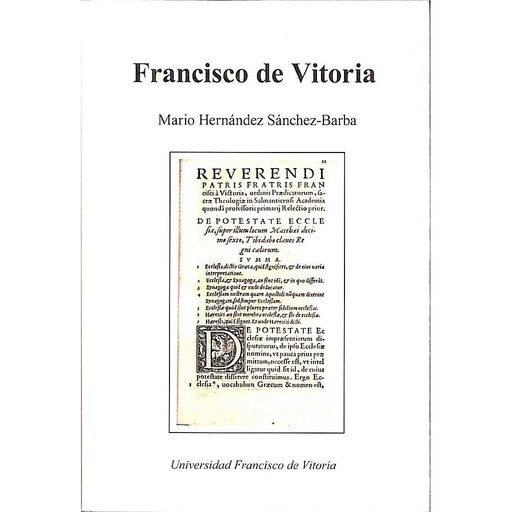 [9788489552456] Francisco de Vitoria