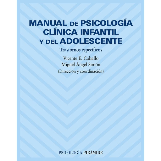 [9788436816419] Manual de psicología clínica infantil y del adolescente