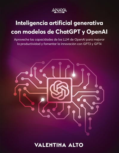 [9788441548961] Inteligencia artificial generativa con modelos de ChatGPT y OpenAI