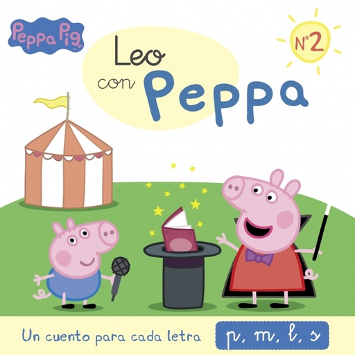 [9788448850777] Peppa Pig. Lectoescritura - Leo con Peppa. Un cuento para cada letra: p, m, l, s