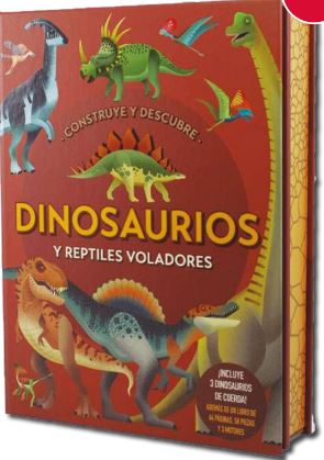 [9788428569545] Construye y descubre dinosaurios y reptiles voladores
