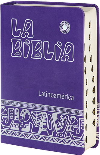 [9788499452661] La Biblia Latinoamérica [letra grande] simil-piel morada, con uñeros