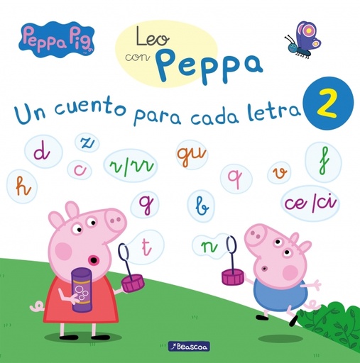 [9788448862237] Peppa Pig. Lectoescritura - Leo con Peppa. Un cuento para cada letra: t, d, n, f, r/rr, h, c, q, p, gu, b, v, z, ce/ci