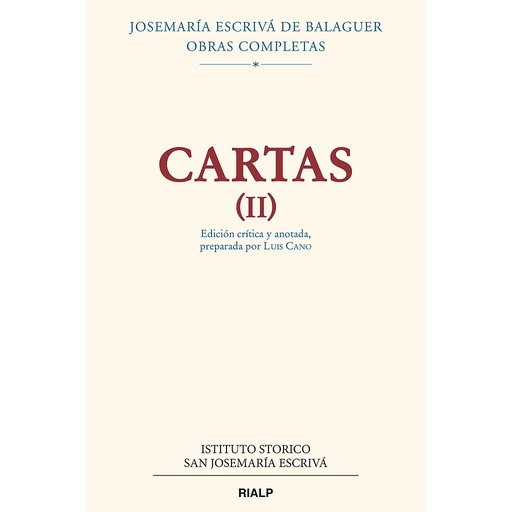 [9788432160172] Cartas II (Edición crítico-histórica)