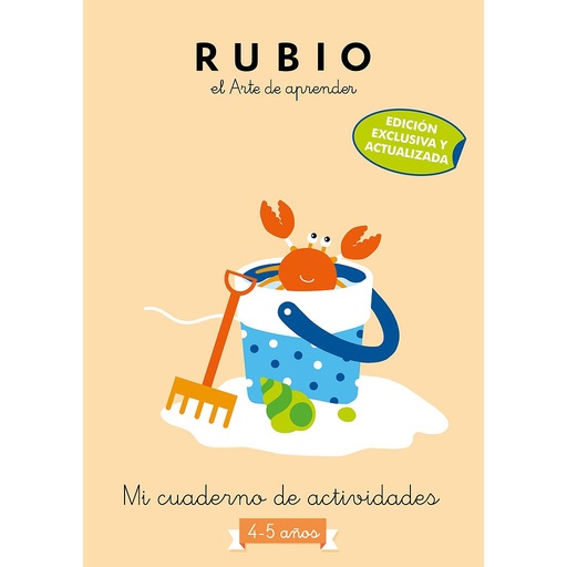 [9788425365461] Mi cuaderno de actividades: 4 - 5 años (edición exclusiva) (Rubio. El arte de aprender)