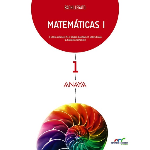 [9788467826883] Matemáticas I.