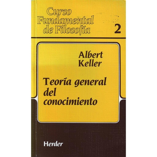 [9788425415784] Teoría general del conocimiento