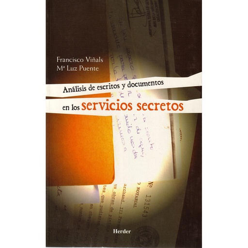 [9788425423192] ANALISIS ESCRITOS Y DOCUMENTOS EN SERVICIOS SECRETOS