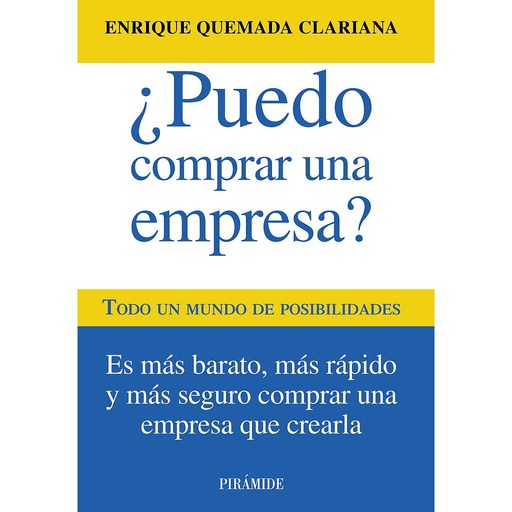 [9788436828900] ¿Puedo comprar una empresa?