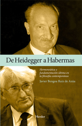 [9788425418037] De Heidegger a Habermas