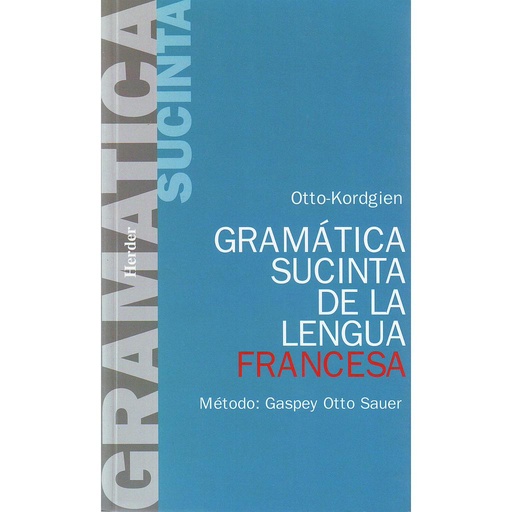 [9788425400971] Gramática sucinta de la lengua francesa