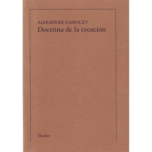 [9788425414749] Doctrina de la creación