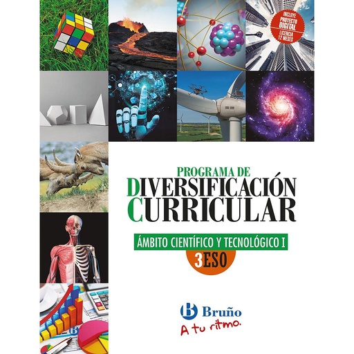 [9788469633014] Diversificación Curricular Ámbito Científico y Tecnológico 3 ESO A tu ritmo