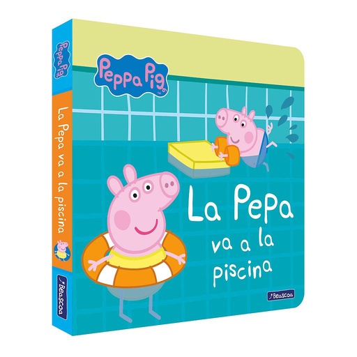 [9788448859046] Peppa Pig. Llibre de cartró - La Pepa va a la piscina