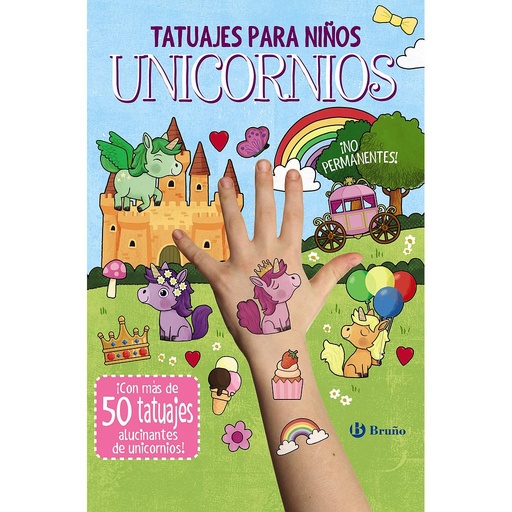 [9788469667644] Tatuajes para niños. Unicornios