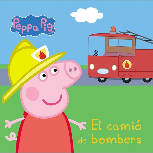 [9788448837044] Peppa Pig. Llibre de cartró - El camió de bombers