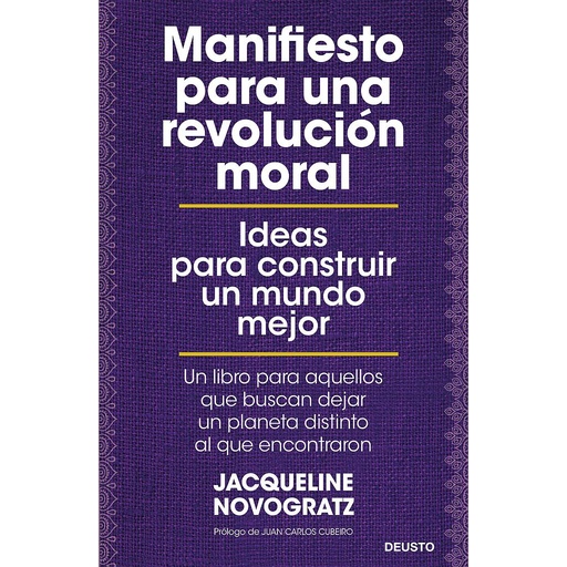 [9788423431953] Manifiesto para una revolución moral