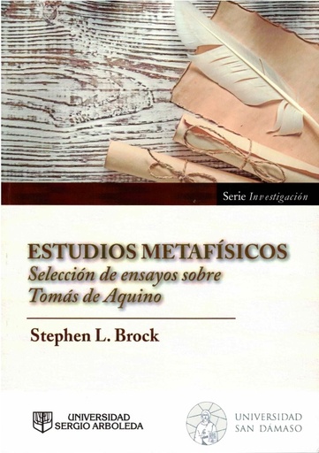 [9789588987392] Estudios Metafísicos