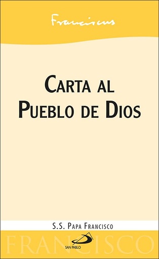 [9788428556484] Carta al Pueblo de Dios