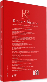 [9770034707022] Revista Bíblica 2020/1-2 - Año 82