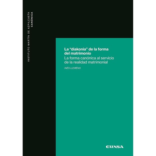 [9788431334819] La "diakonia" de la forma del matrimonio