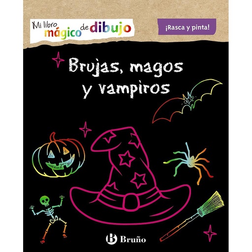 [9788469629215] Mi libro mágico de dibujo. Brujas, magos y vampiros
