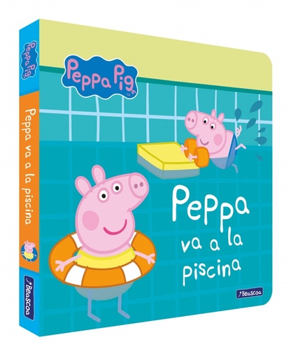 [9788448859053] Peppa Pig. Libro de cartón - Peppa Pig va a la piscina