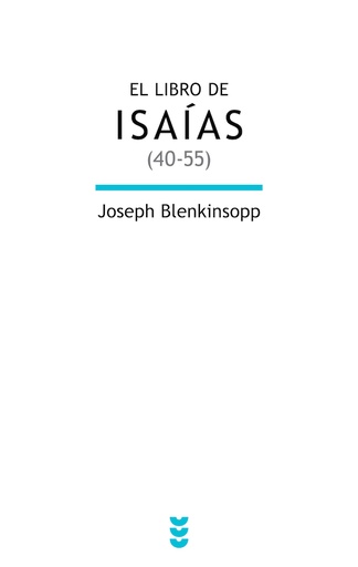 [9788430118922] El libro de Isaías (40-55)