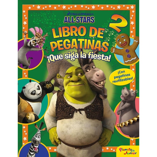 [9788408155294] All stars. Libro de pegatinas 2. ¡Que siga la fiesta!