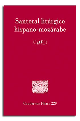 [9788498058789] Santoral litúrgico hispano-mozárabe