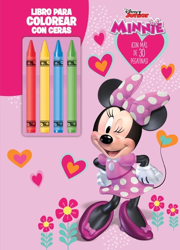 [9788418940224] Minnie. Libro para colorear con ceras 2