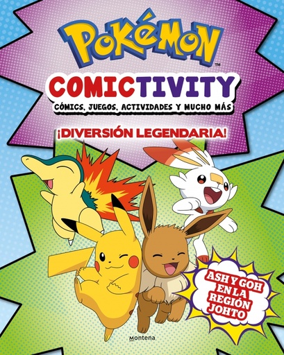 [9788419357960] Pokémon Comictivity - ¡Diversión legendaria! Ash y Goh en la Región Johto