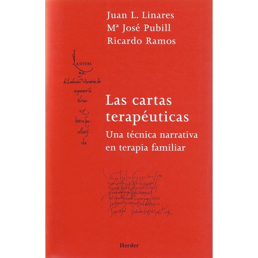 [9788425423963] Las cartas terapéuticas